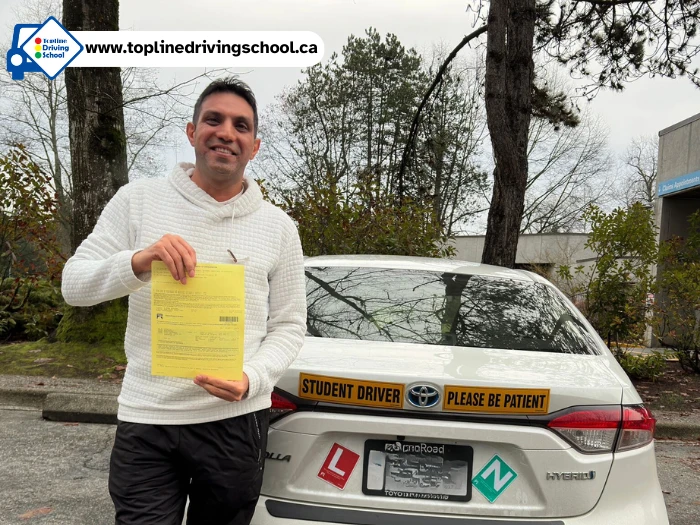 Topline driving school students